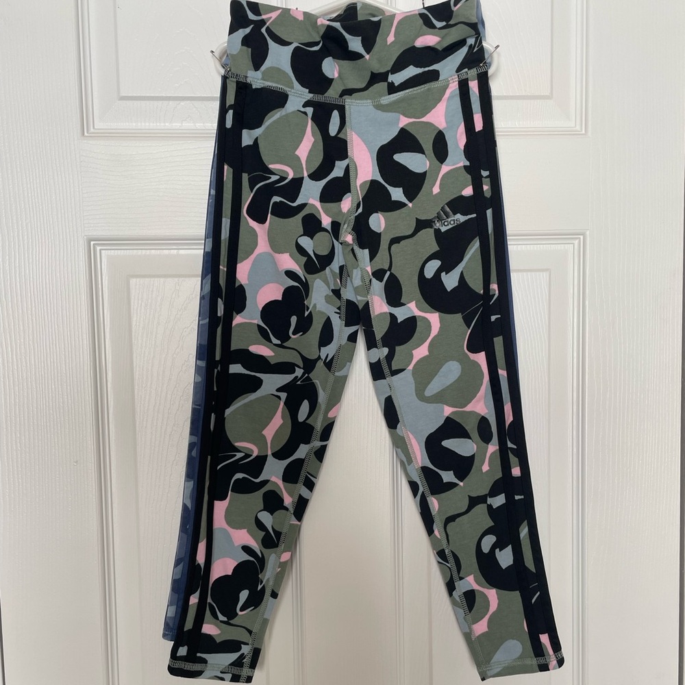 (Set of 2) Adidas camo leggings - size 7